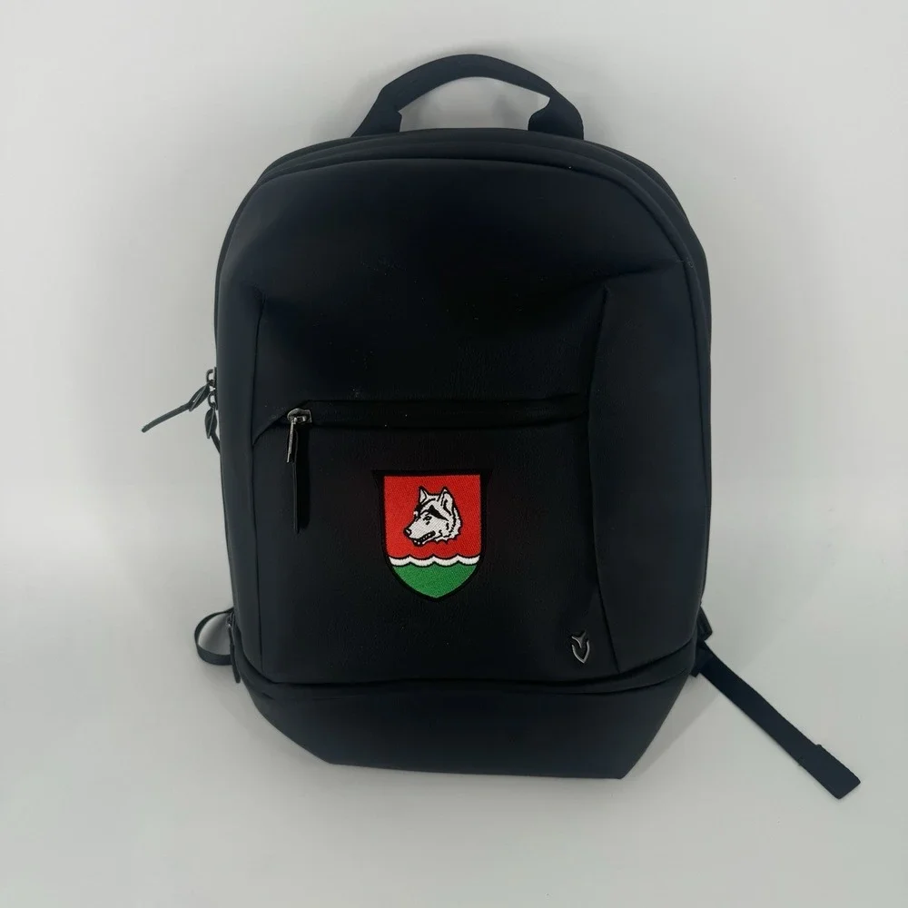 VESSEL Signature Backpack Bag Leather Used Wolf Creek Golf Course Rare